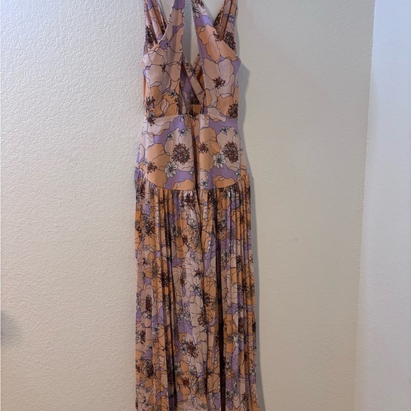 Reiss Corrine Floral Printed Midi Dress Size 4 - Picture 3 of 6